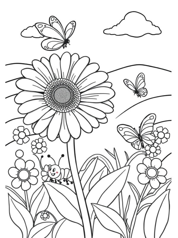 Gerbera Tegninger Gerbera Tegninger