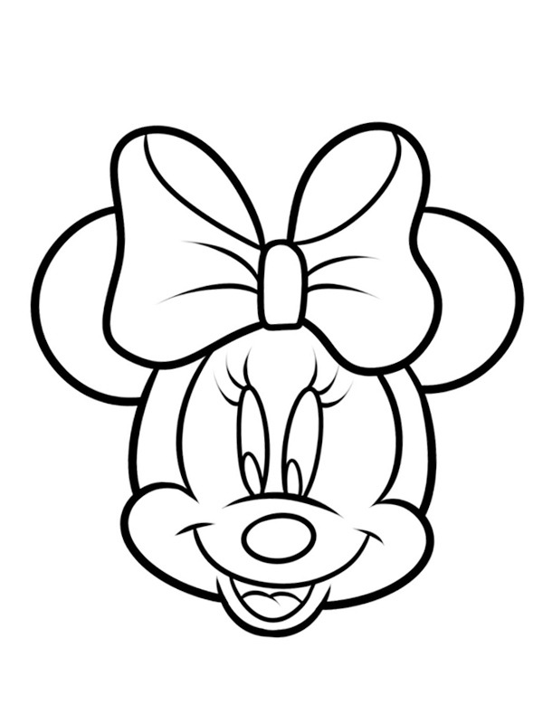 Minnie Mouse ansigt Tegninger