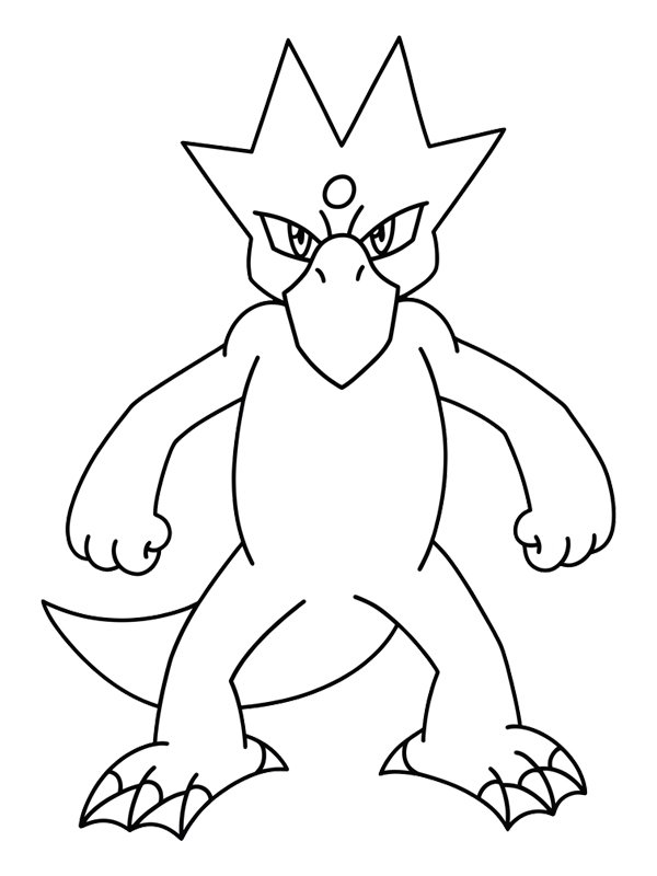 Golduck (Pok&eacute;mon) Tegninger