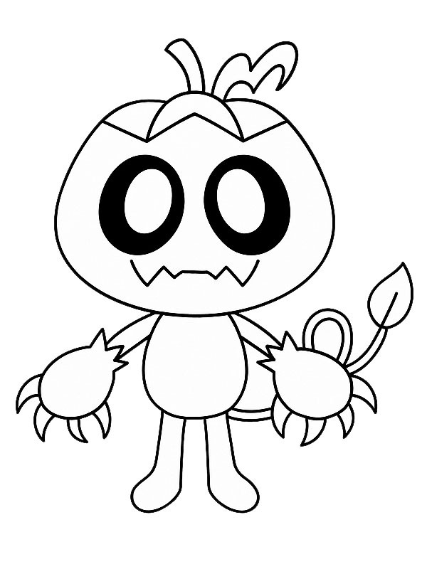 Gourdy (Dandy's World) Tegninger Gourdy (Dandy's World) Tegninger