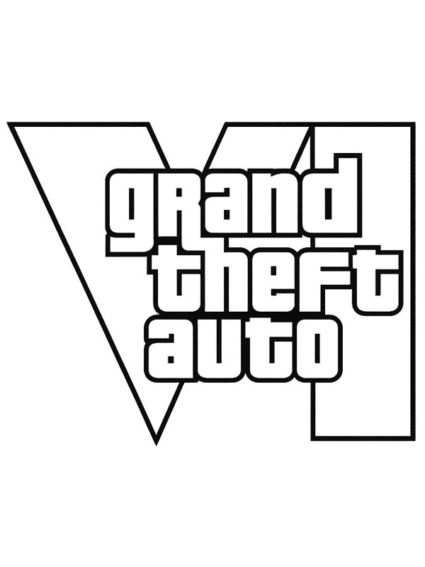 Grand Theft Auto 6 logo Tegninger Grand Theft Auto 6 logo Tegninger