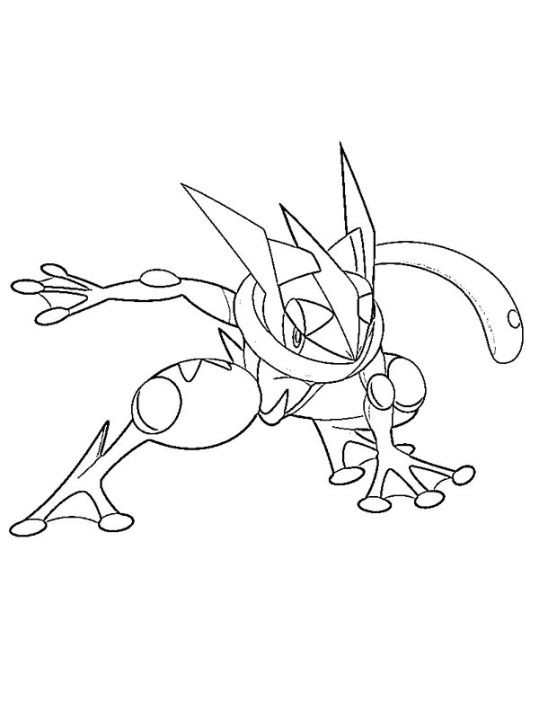 Greninja (Pokémon) Tegninger Greninja (Pokémon) Tegninger