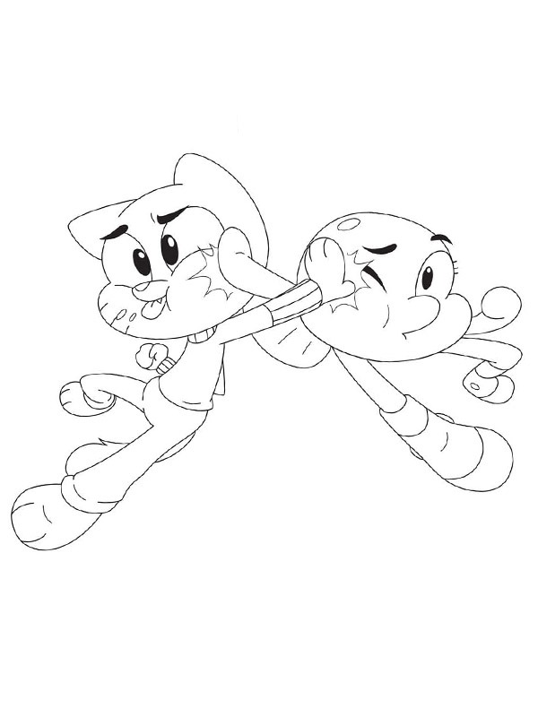 Gumball og Darwin Tegninger Gumball og Darwin Tegninger