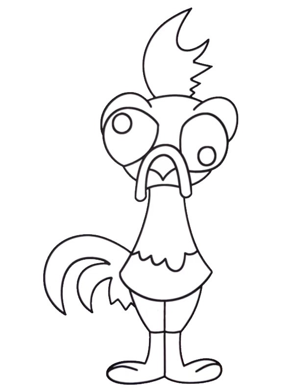 Hane Heihei Tegninger Hane Heihei Tegninger