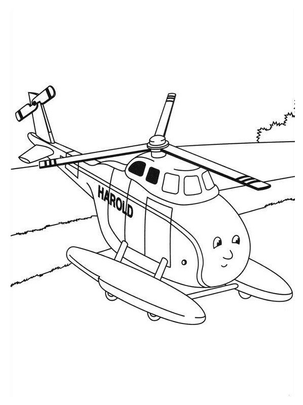 Helikopteren Harold Tegninger