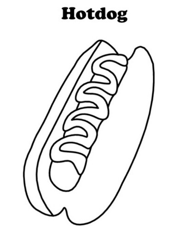 Hot dog Tegninger Hot dog Tegninger