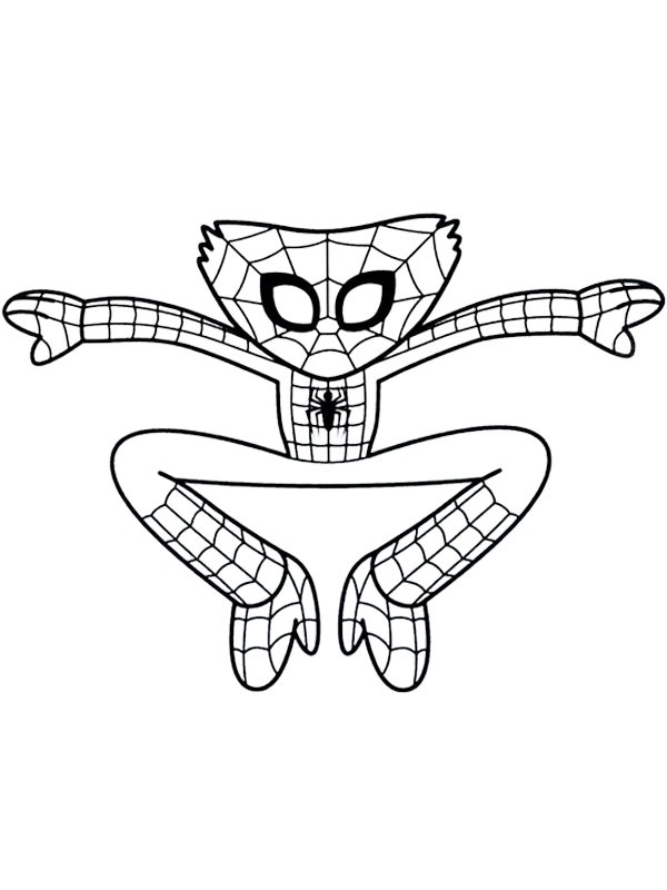 Spiderman Huggy Wuggy Tegninger Spiderman Huggy Wuggy Tegninger