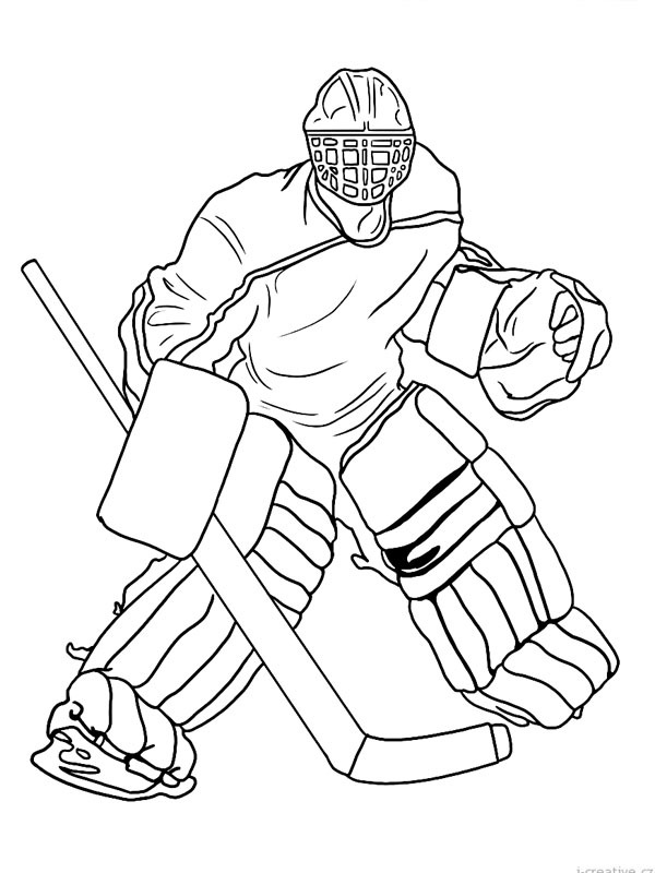 Ishockeymålmand Tegninger