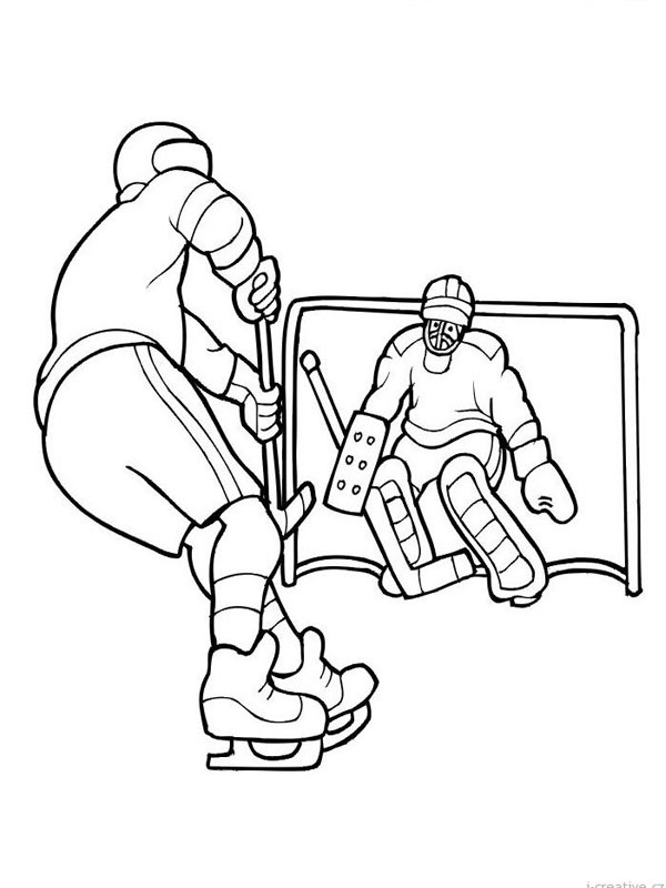 Ishockeyspillere Tegninger