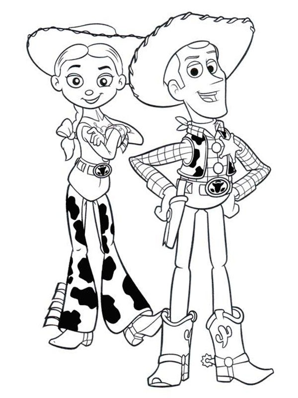 Jessie og Woody Tegninger Jessie og Woody Tegninger