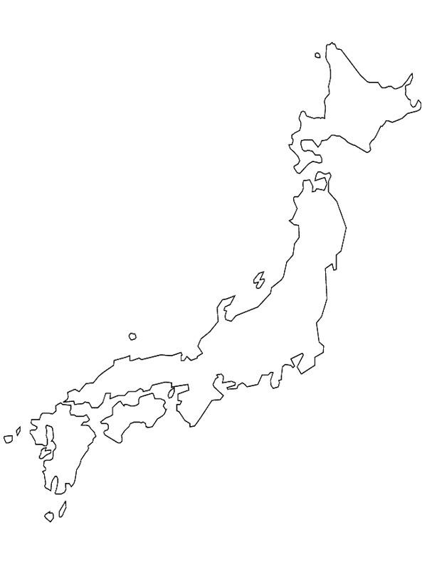 Kort over Japan Tegninger