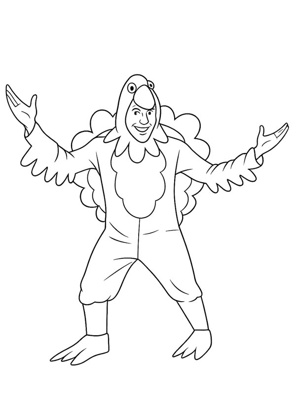 Kalkunkostume Tegninger