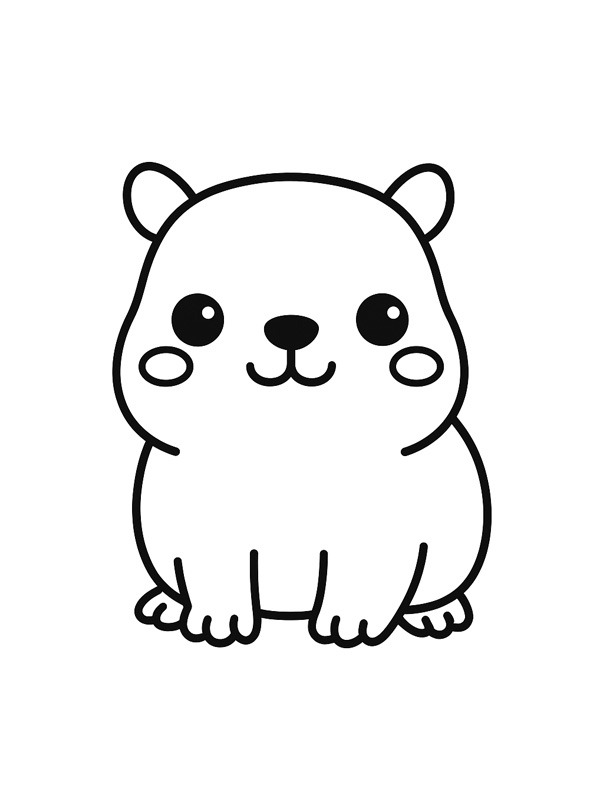 Kawaii Kapivar Tegninger Kawaii Kapivar Tegninger