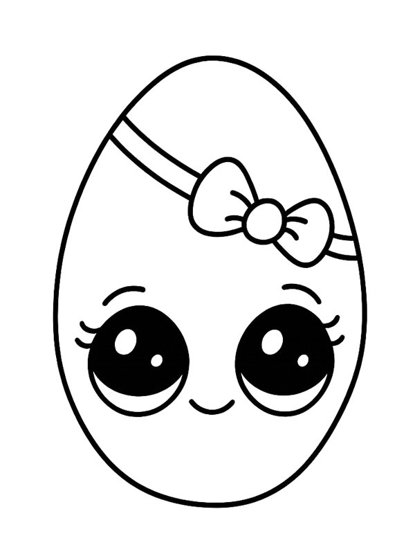 Kawaii påskeæg Tegninger Kawaii påskeæg Tegninger