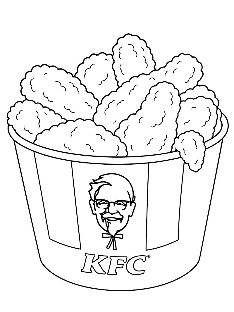 KFC Hot wings Tegninger