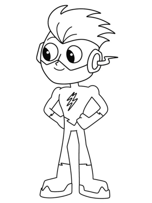 Kid Flash (Teen Titans Go!) Tegninger
