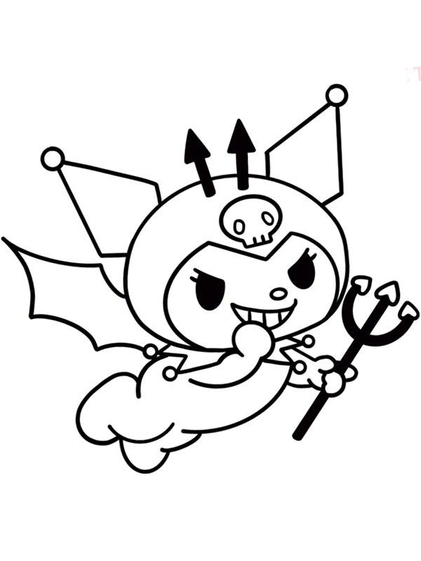 Kuromi Halloween Tegninger Kuromi Halloween Tegninger