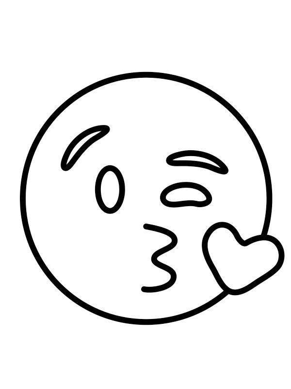 Kysse emoji Tegninger Kysse emoji Tegninger