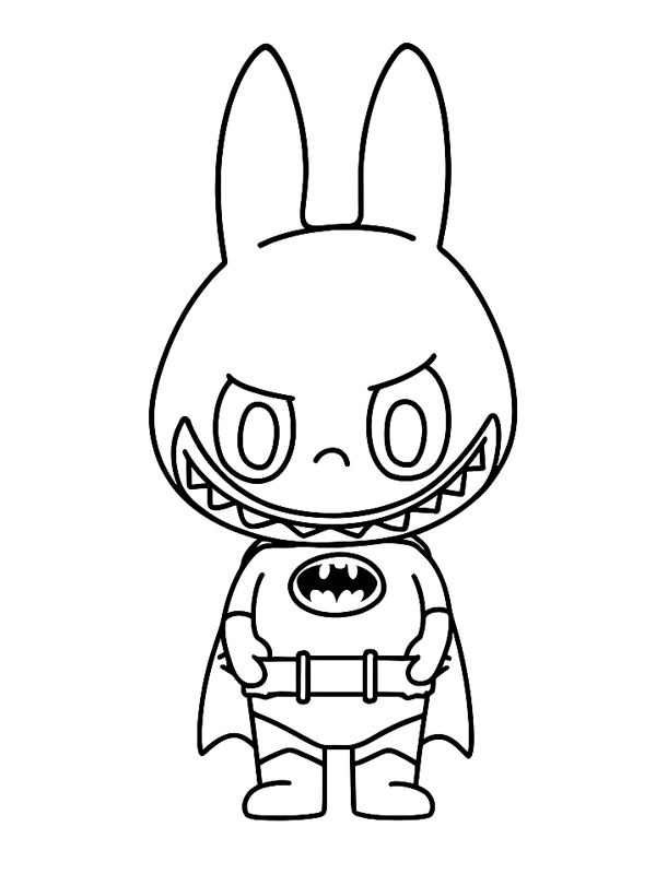 Labubu Batman Tegninger Labubu Batman Tegninger