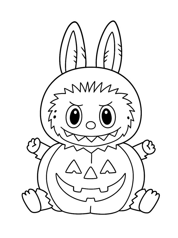 Labubu Halloween Tegninger Labubu Halloween Tegninger