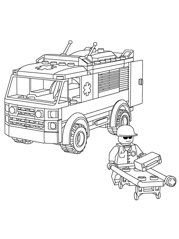 LEGO Ambulance Tegninger LEGO Ambulance Tegninger