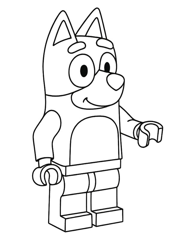LEGO Bluey Tegninger LEGO Bluey Tegninger