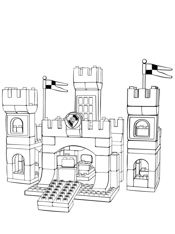 Lego slot Tegninger Lego slot Tegninger