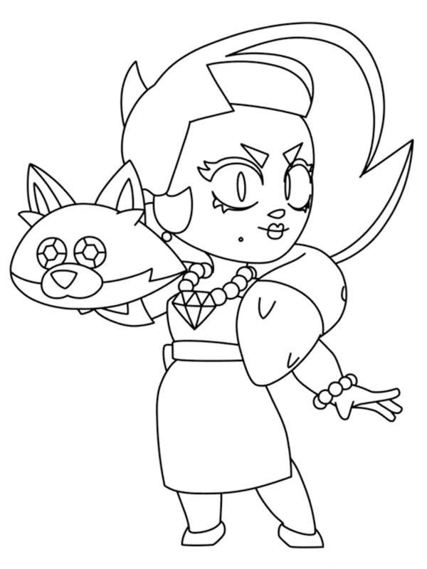 Lola Brawl Stars Tegninger Lola Brawl Stars Tegninger