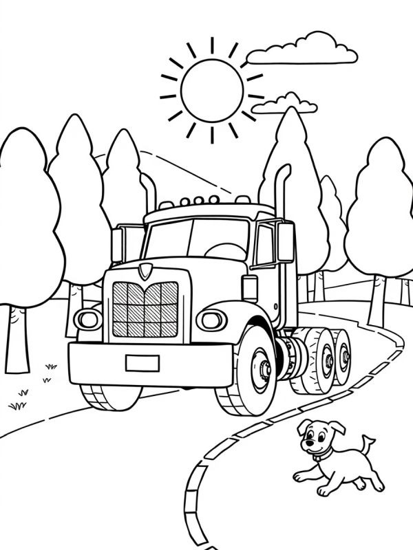 Mack lastbil Tegninger Mack lastbil Tegninger