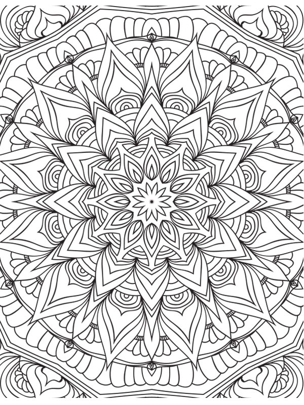 Mandala 6 Tegninger Mandala 6 Tegninger
