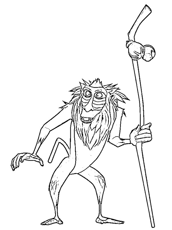 Mandril Rafiki Tegninger Mandril Rafiki Tegninger