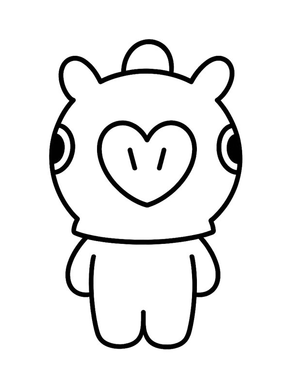 Mang BT21 Tegninger Mang BT21 Tegninger
