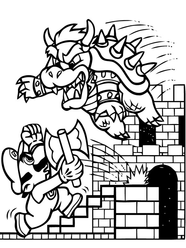 Mario og fjenden Malebogsside