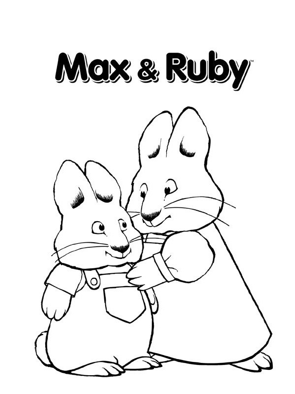 Max og Ruby Malebogsside