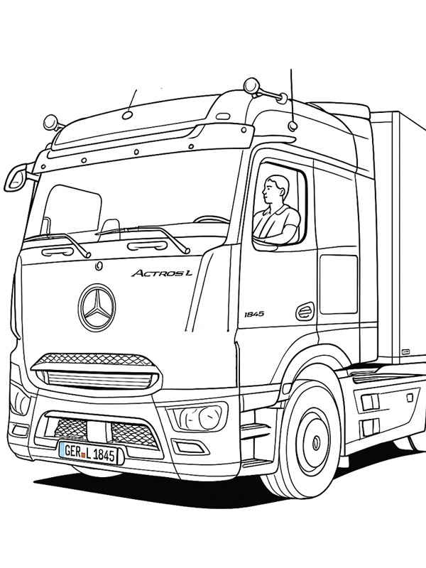 Mercedes-Benz Actros L Tegninger Mercedes-Benz Actros L Tegninger