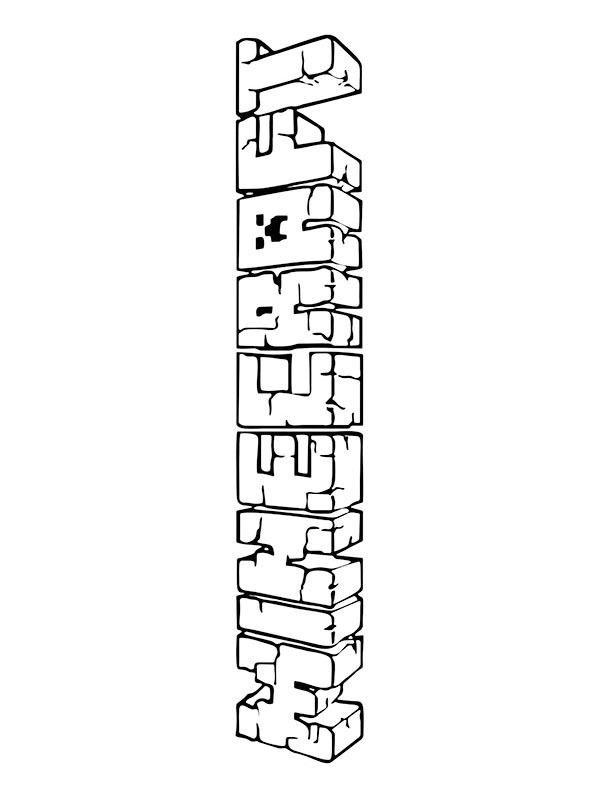 Minecraft logo Tegninger