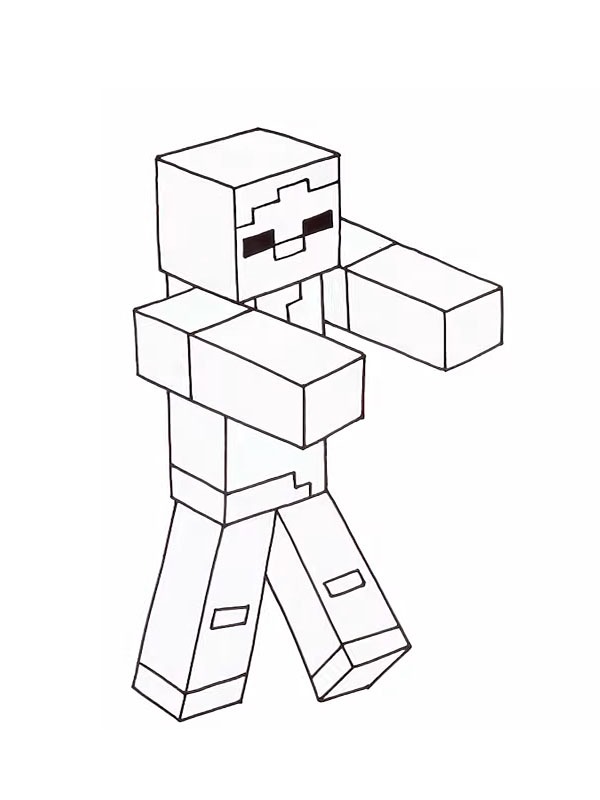 Minecraft zombie Tegninger Minecraft zombie Tegninger