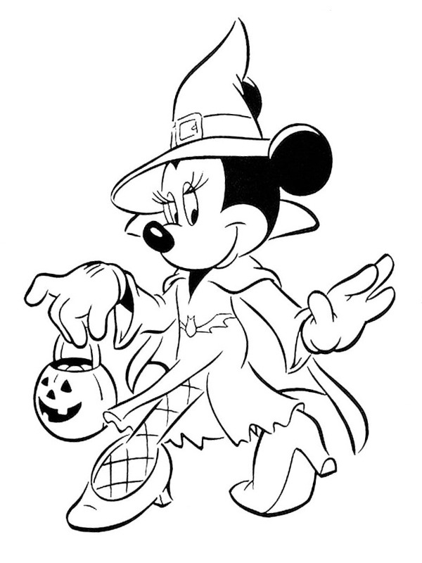 Minni Mouse halloween Tegninger
