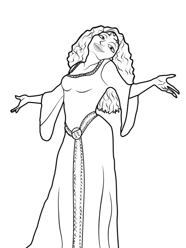 Mor Gothel Tegninger Mor Gothel Tegninger