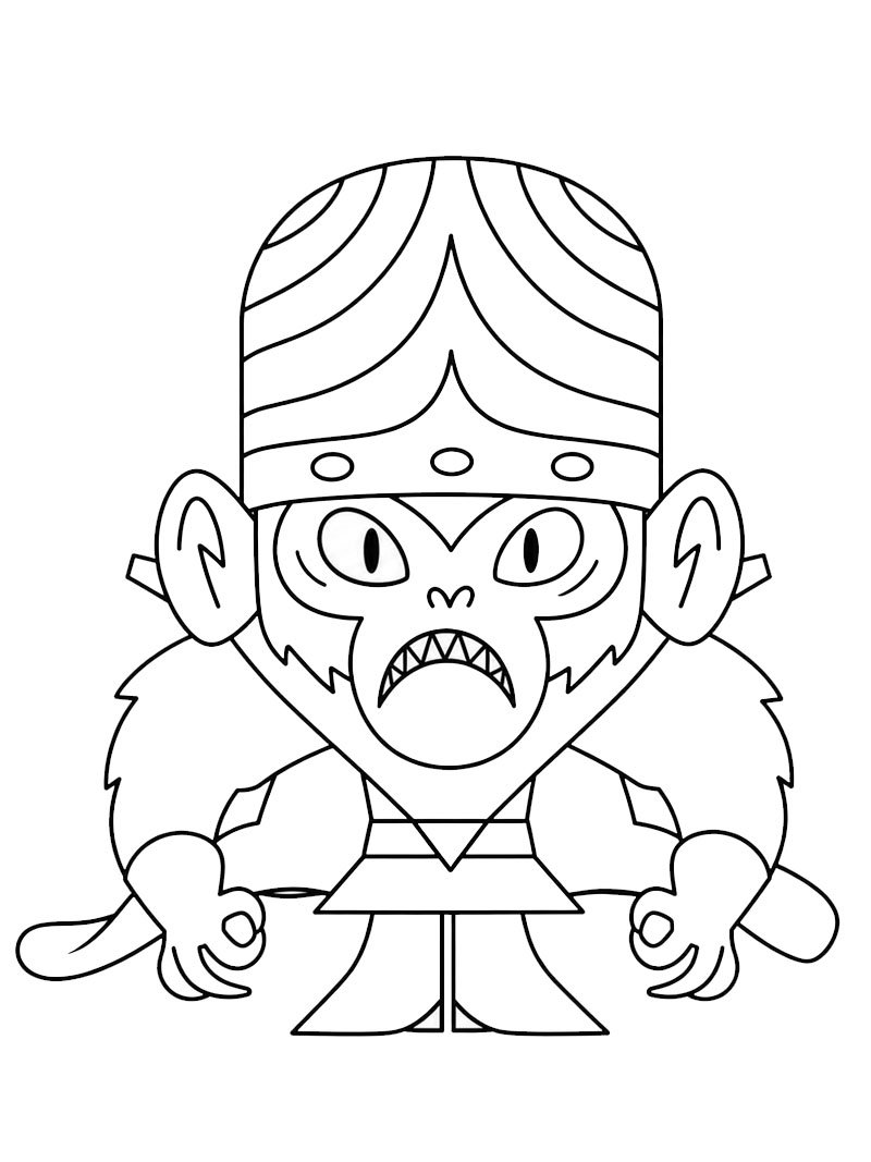 Mojo Jojo (Powerpuff-pigerne) Tegninger Mojo Jojo (Powerpuff-pigerne) Tegninger