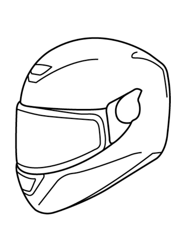 Motorcykelhjelm Tegninger