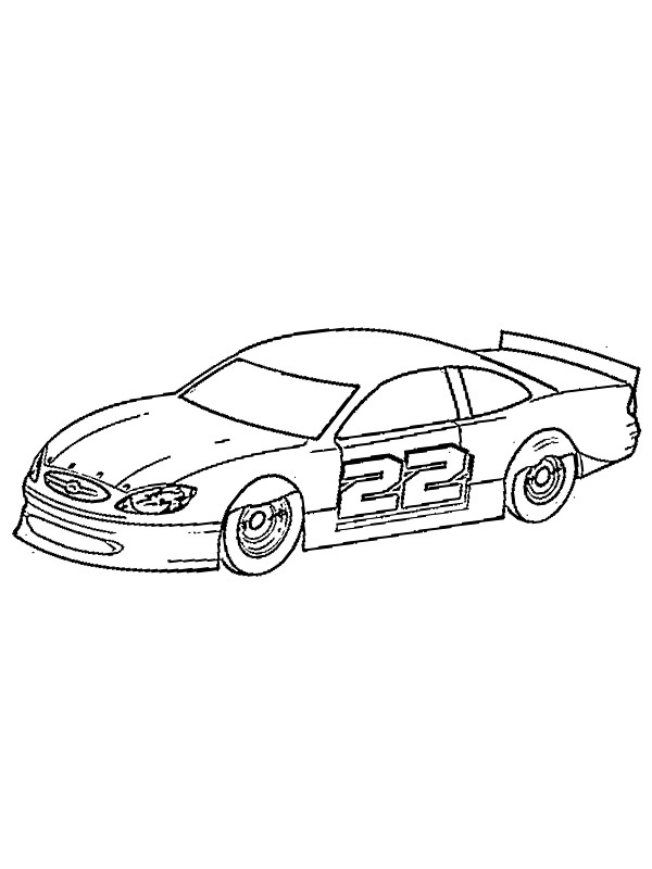 Nascar bil Tegninger Nascar bil Tegninger