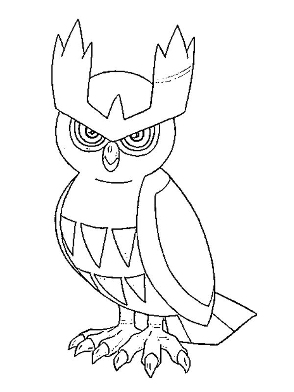 Noctowl (Pokémon) Tegninger Noctowl (Pokémon) Tegninger