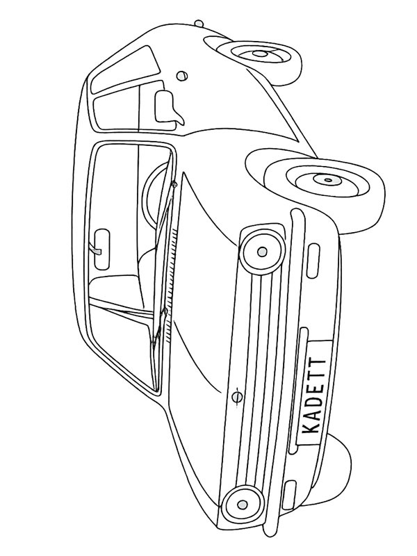 Opel Kadett Tegninger Opel Kadett Tegninger