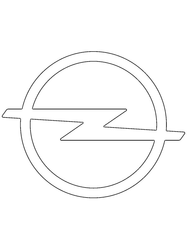 Opel logo Tegninger