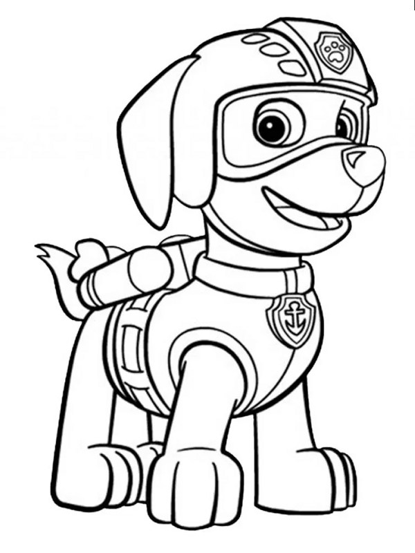 Paw Patrol Zuma Tegninger Paw Patrol Zuma Tegninger