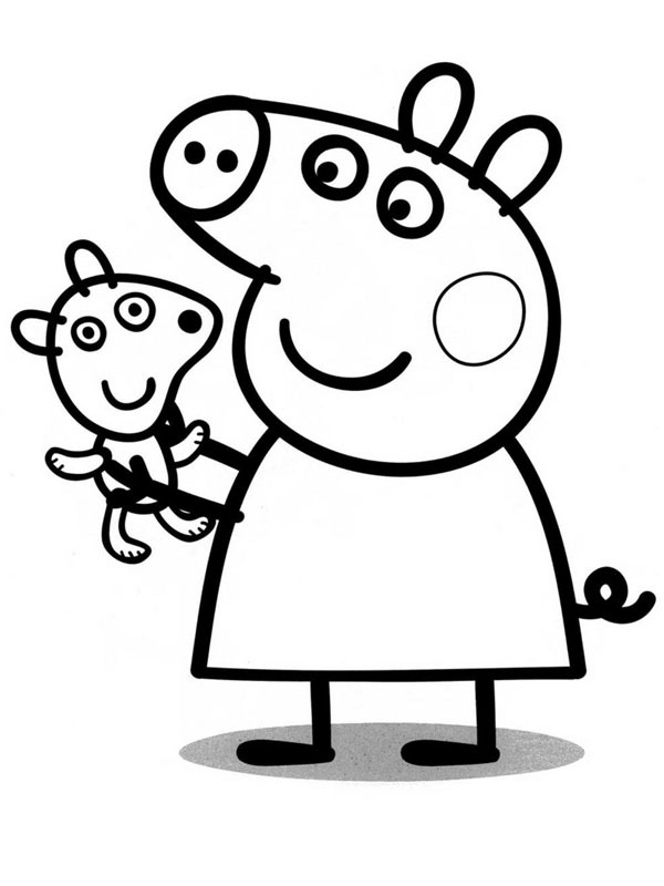 Gurli Gris med bjørn Tegninger Gurli Gris med bjørn Tegninger