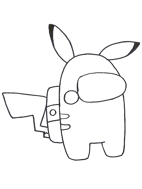 Pikachu Among Us Tegninger Pikachu Among Us Tegninger