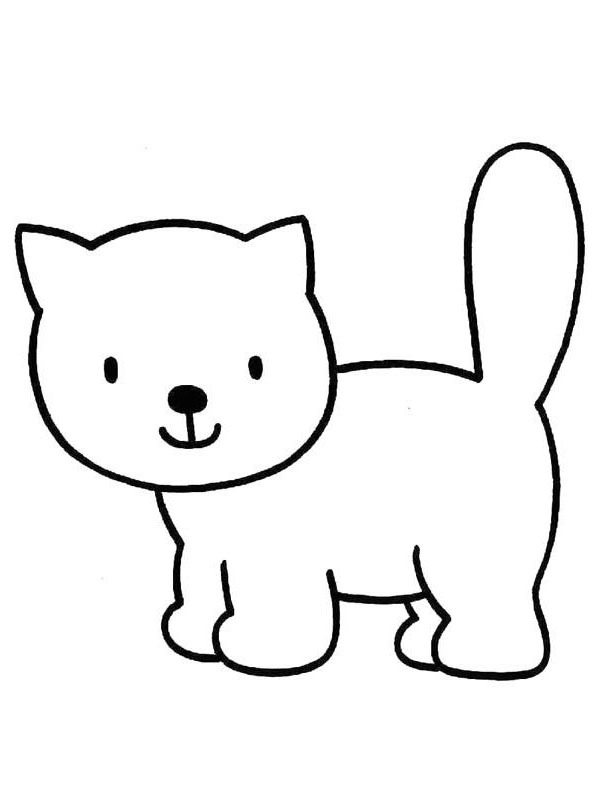 Kat til sm&aring;b&oslash;rn Tegninger