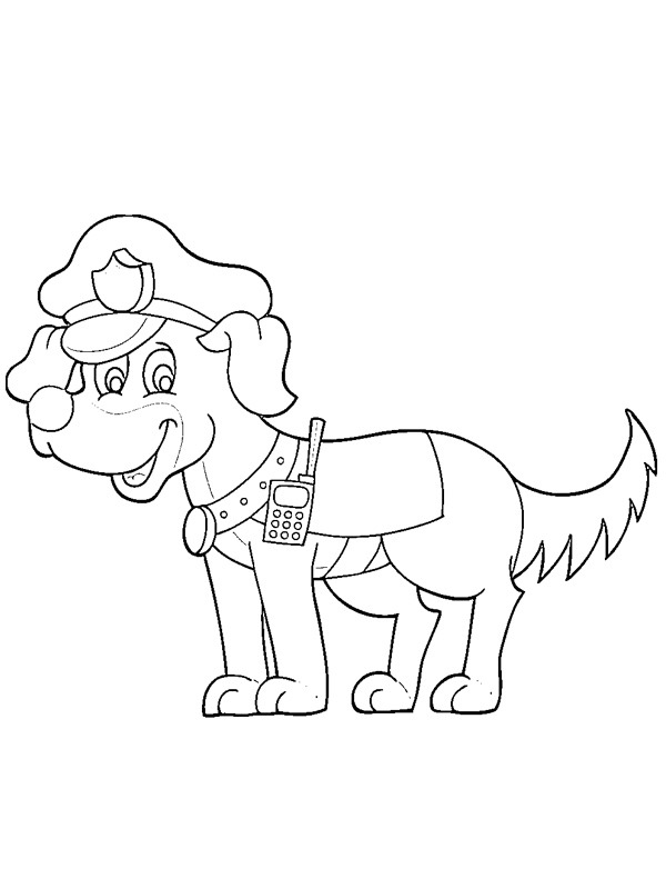 Politihund Tegninger Politihund Tegninger